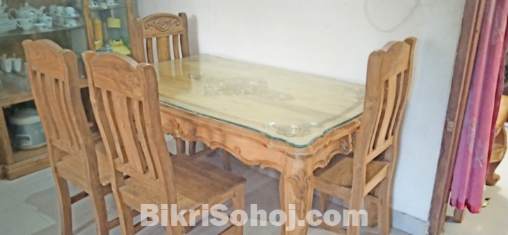 Dining table and chairs